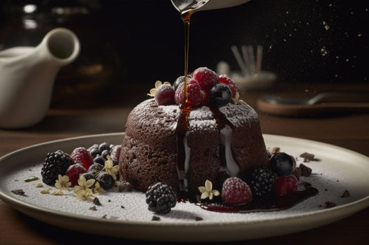 Gâteau décadent à l'huile d'olive au chocolat noir
