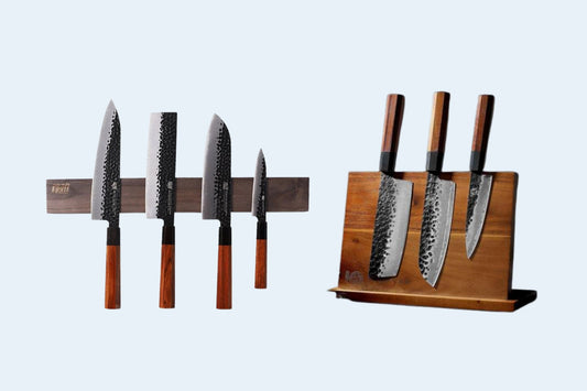 Rack de couteau vs bloc de couteaux: Quel est le meilleur?