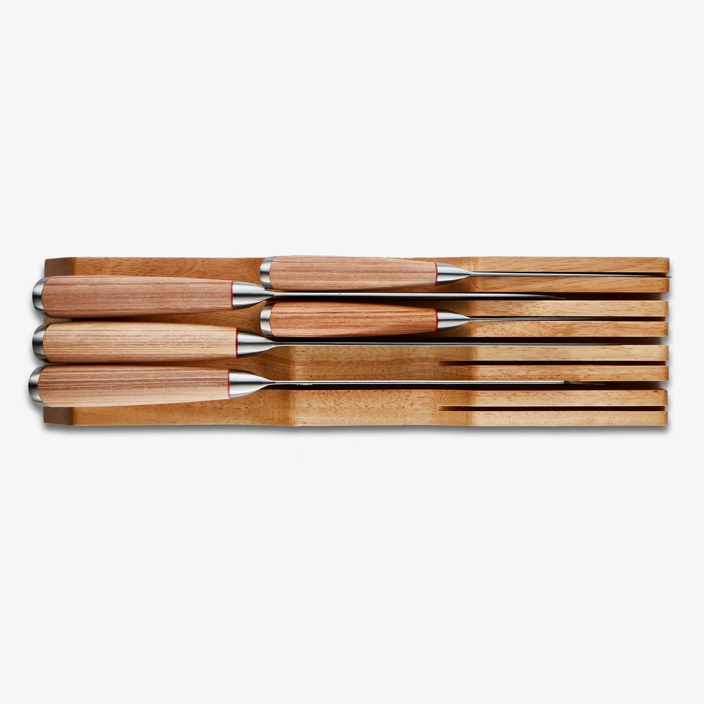 Küchenmesserschublade | Tabletop -Holzorganisator