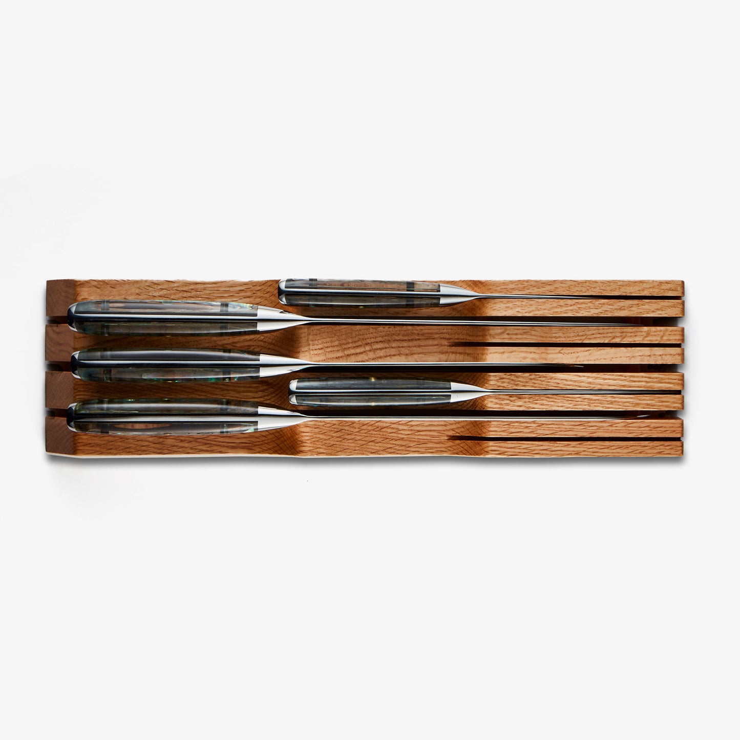 Küchenmesserschublade | Tabletop -Holzorganisator