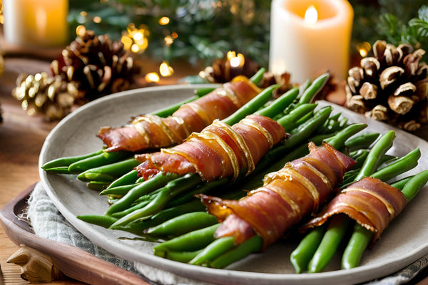 Bacon Wrapped Green Bean Bundles