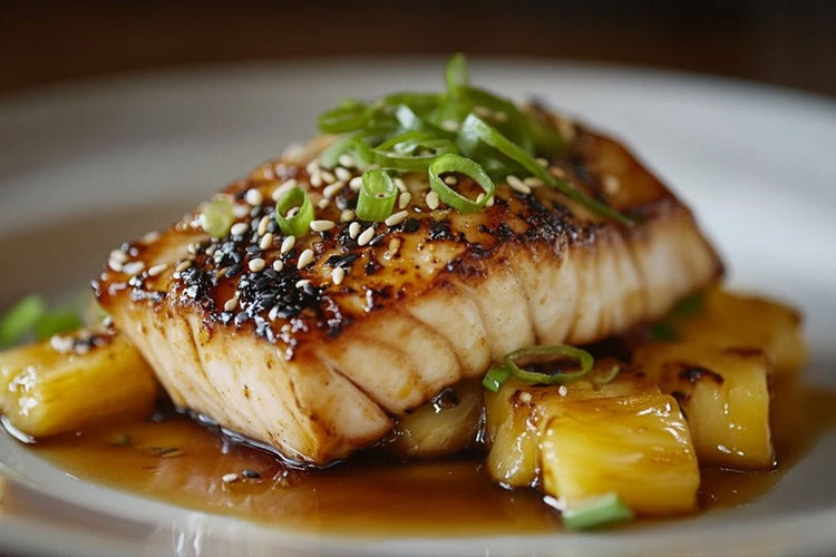 Pan-Seared Mahi Mahi with Pineapple Teriyaki Glaze