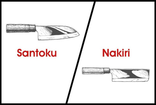 Wat ass am beschte Santoku vs Nakiri? Loosst d'Schluecht ufänken!