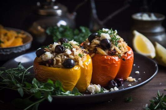 Greek Stuffed Peppers with Mediterranean Twist